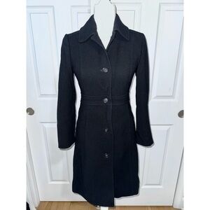 J. Crew Black Coat